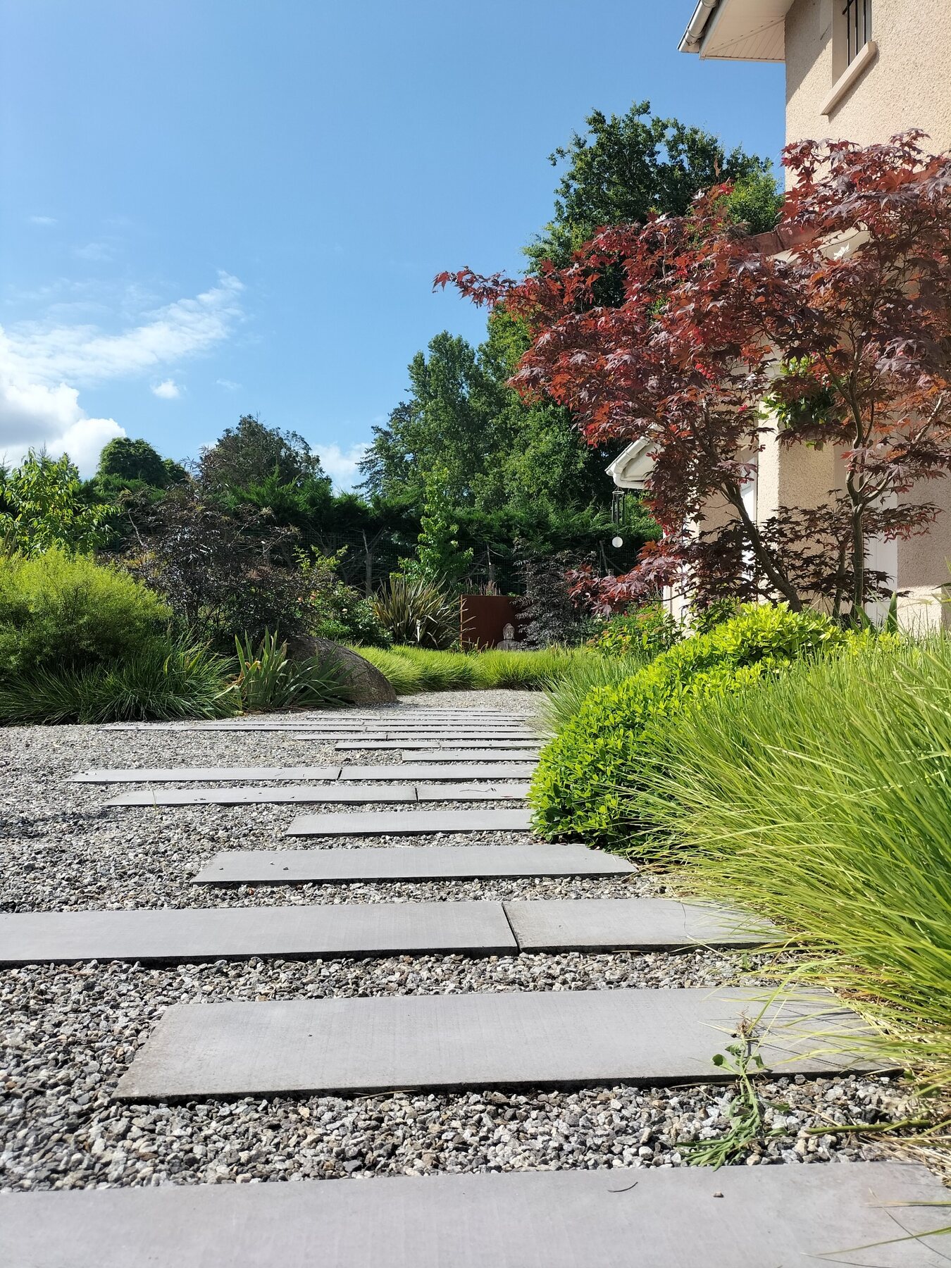 Jardin japonais à Nivolas-Vermelle